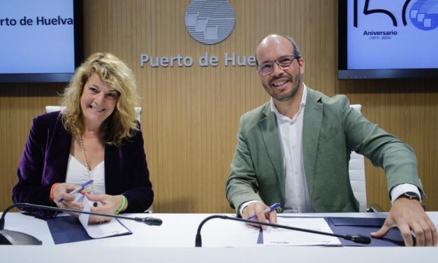 EL CIUDAD DE HUELVA FIRMA SU SEGUNDO ACUERDO CON EL PUERTO PARA SU ESCUELA  DE BALONCESTO DE ASPAPRONIAS